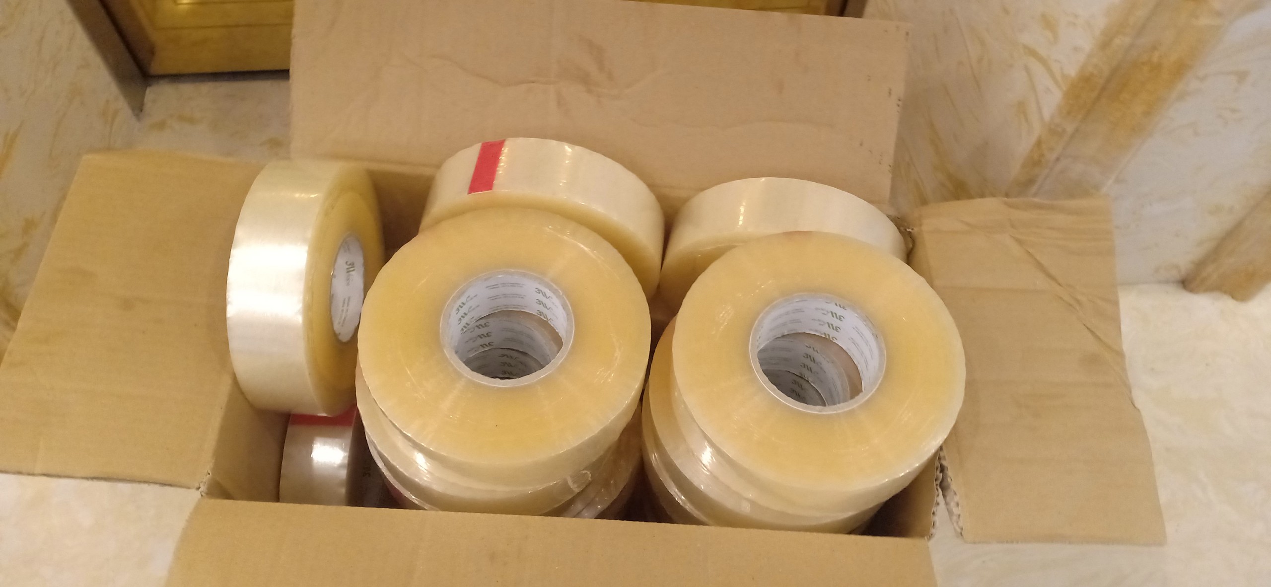 White transparent tape