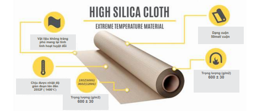 Đặc điểm nổi bật vải thủy tinh silicat